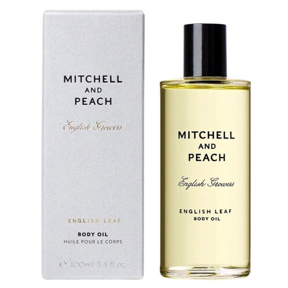 Mitchell and Peach - Body Oil - English Leaf - 100 ml / 3.4 oz New In Box